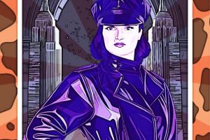 zhenschina_v_kozhanoy_kepke_arka_i_neboskryoby