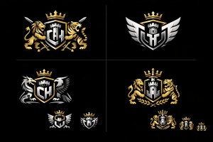 Разработка гербового флага (семейный флаг)