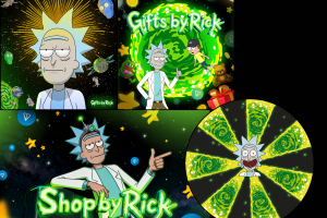 Заказной арт в стиле Рик и морти