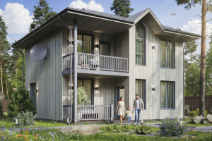 Создание единого визуального каталога из 55+ проектов домов для строительной компании «Строительная индустрия»