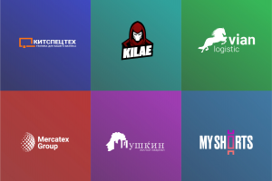 Набор разработанных мной логотипов