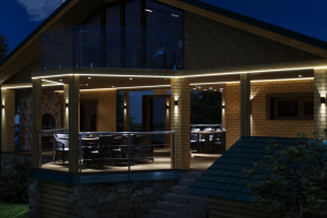 Освещение загородного дома