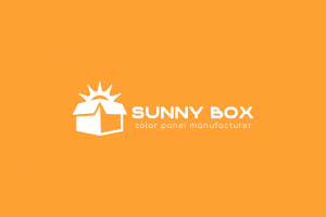 Логотип для бренда по производству солнечных панелей "SUNNY BOX"