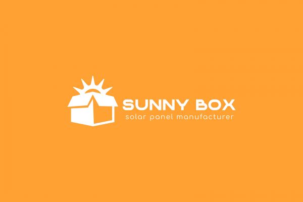 Логотип для бренда по производству солнечных панелей "SUNNY BOX"