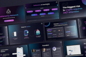 Разработка презентации для крипто компании