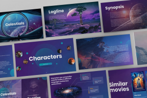 Разработка презентации для AI компании