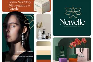 Разработка фирменного стиля для бренда косметики