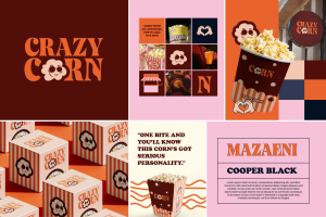 Разработка фирменного стиля для бренда поп-корна