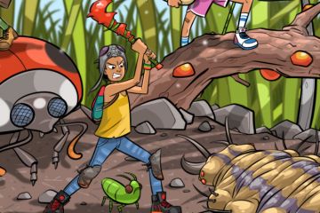 Фан-арт на игру "Grounded"