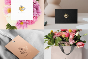 Разработка логотипа для цветочного магазина