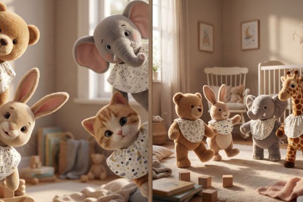 Рекламный ролик детского товара (Слюнявчики, салфетки и пеленки)