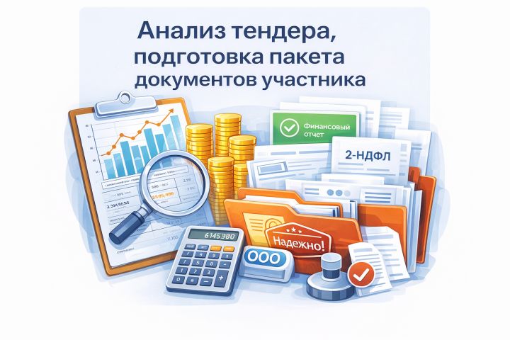Подготовка тендерной документации (анализ + пакет участника)