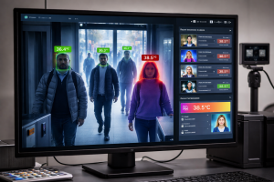 Внедрение видеонаблюдения с тепловизионным контролем (термометрия) на гос.объектах Уфы в первые дни COVID-19