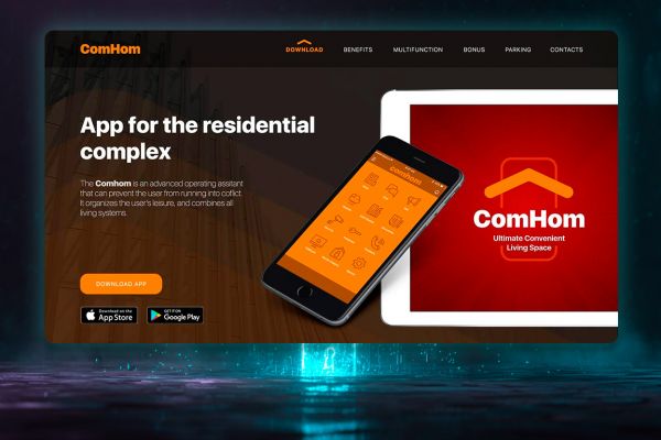 Пара лендингов для мобильных приложений