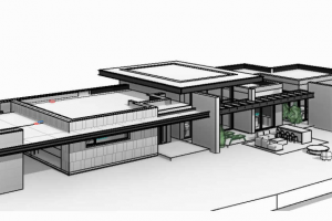 Современный дом в стиле Райта