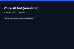 Голосовой AI‑бот для прозвона и квалификации клиентов (real‑time)