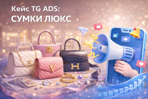 ROI 325% за 1200$! Кейс TG ADS: ЛЮКСОВЫЕ СУМКИ