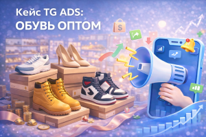 8,5 рублей за клиента? Пожалуйста! Кейс TG ADS: ОБУВЬ ОПТОМ
