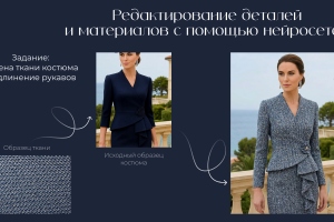 Работа с деталями и материалом в дизайне одежды
