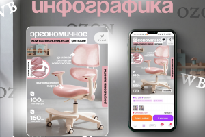 Инфографика для детского кресла