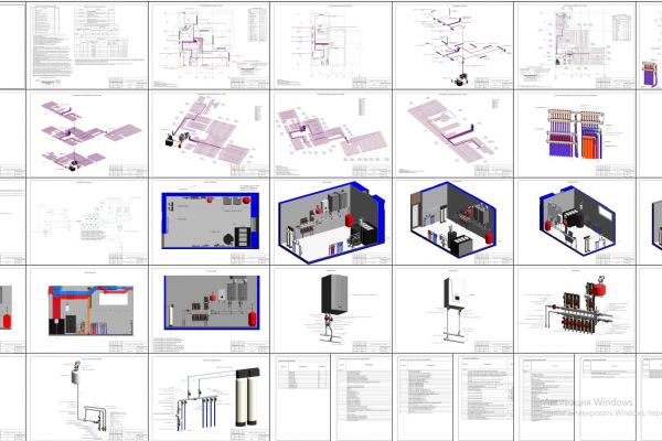 Отопление Тепломеханические решения 2025 Autodesk Revit