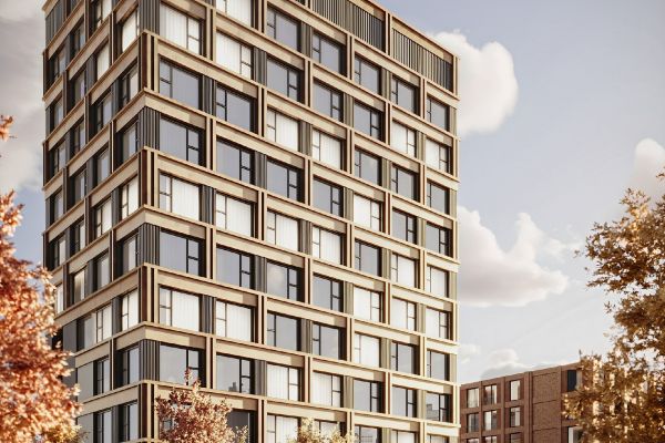 3D визуализация офисного здания