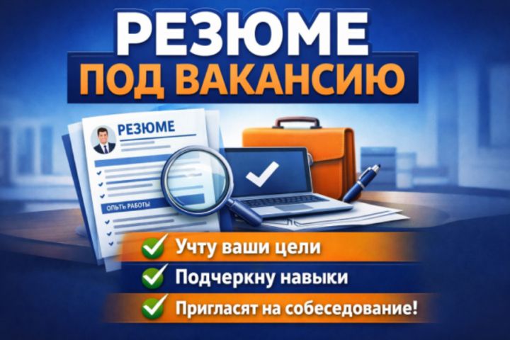 Резюме под конкретную вакансию (анализ + структура)