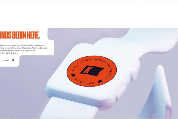 Современный лендинг для Kilev Lab