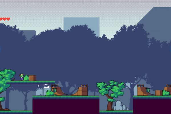 Демонстрационный 2D-платформер для демонстрации навыков программирования