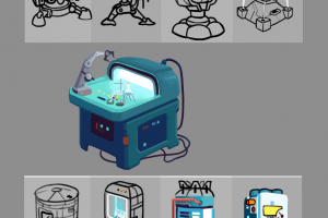 Наброски концепт верстаков для 2д игры