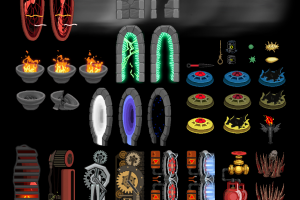 игровые спрайты 2 д механические детали