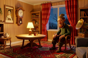 ИИ Фрагмент анимации для проекта "Gravedigger"