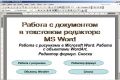 Работа с любым текстом, оформление в Word