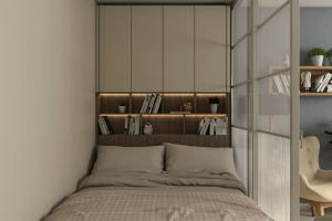 гостиная со спальней