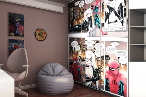 детская для девочки с супергероями