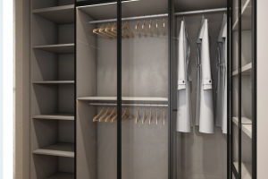 дизайн спальной комнаты гардероб