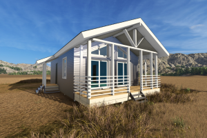 Проект каркасного дома 6х11м.