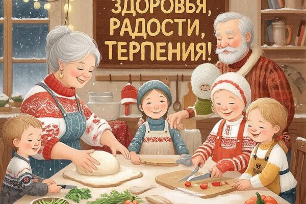 Открытка (картинка) "С наступающим!". Создавал для коллег, родных и близких.