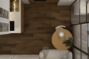 дизайн кухни гостиной в квартире студии