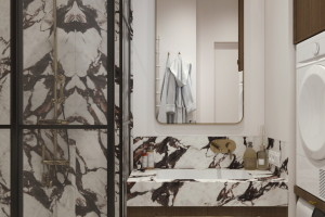 ванная комната в квартире студии