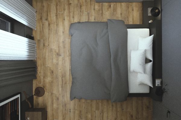 дизайн мужицкой спальни