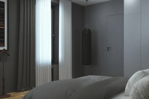 дизайн мужицкой спальни