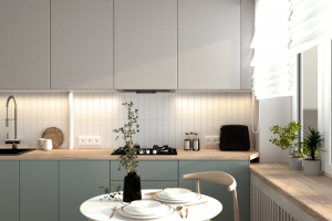 дизайн кухни гостиной  спб