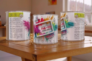 разработка этикетки СУПЕР-эмаль ПФ-115