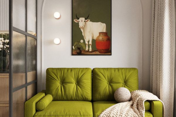 Дизайн квартиры в стиле mid century.