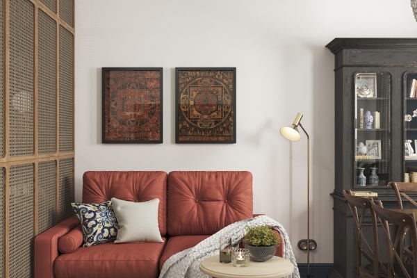 Проект квартиры в ретро стиле на Невском проспекте.