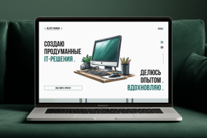 Сайт для эксперта в IT-сфере