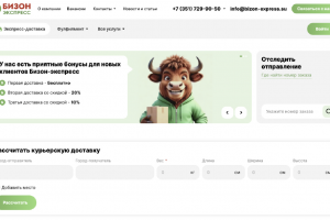 Обновление дизайна сайта курьерской доставки и фулфилмента