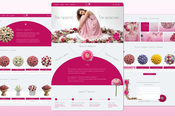 Сайт цветочного магазина