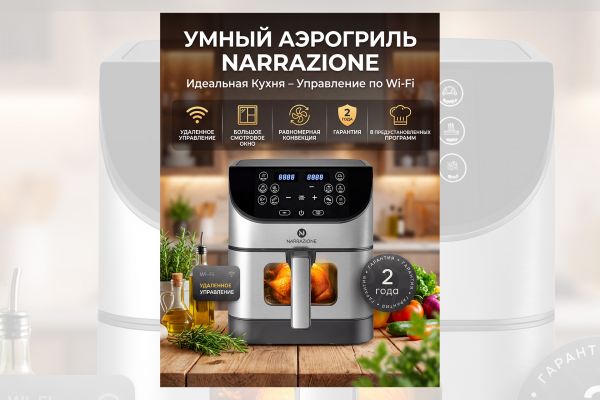 Карточка товара - Аэрогриль